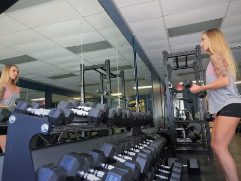 Women, weights, winning...Kaylee Bernard training for her first show at Forged Fitness